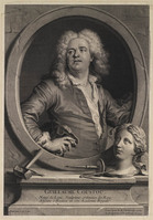 TvB G 5449
<br/>
Portret van Guillaume Coustou.
<br/>
<em>Larmessin, Nicolas IV de (1684-1756)</em>